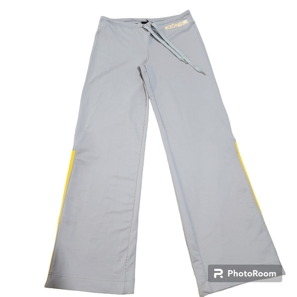 Eckōred Wide Leg Side Zip up Jogger Pants, Size:M - Picture 2 of 13